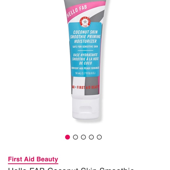 First Aid Beauty Other - First Aid Beauty Coconut Smoothie Priming Moisturizer